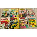 A collection of miscellaneous comics to include Red Dwarf, Star Lord, Eagle, Marvel, Creepy