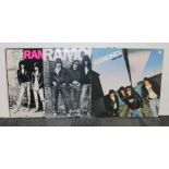 Ramones - three LPs comprising; Ramones, Leave Home & Rocket to Russia.