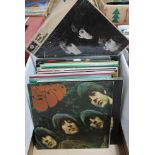A box of approx. 40 LPs and box sets including The Beatles etc.