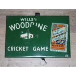 A Will's Woodbine cricket game.