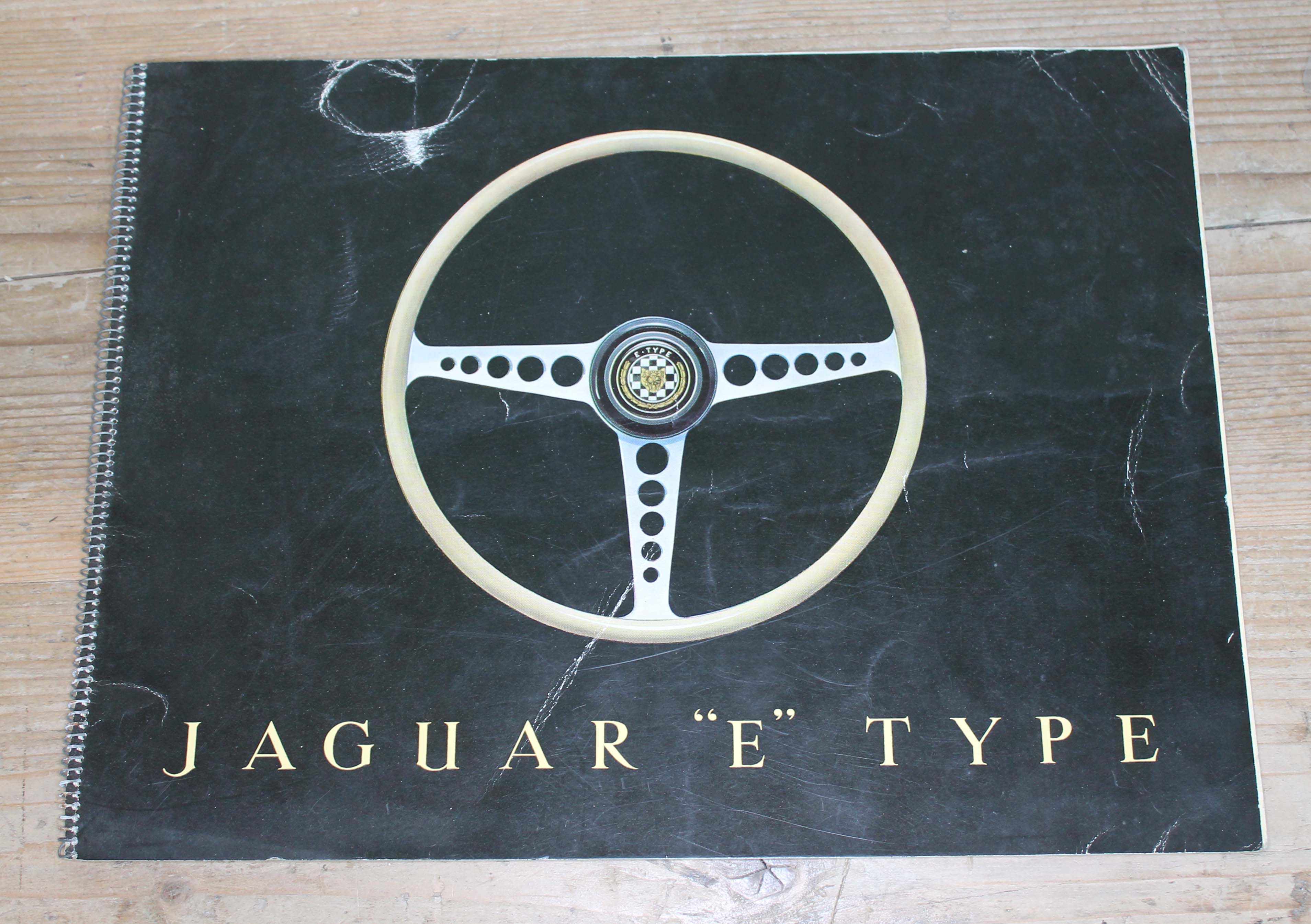 An original 1960's E type Jaguar sales brochure.