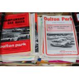 70 1970's Oulton Park race programmes.