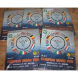 5 original unopened programmes for 1964 European Grand Prix, Brands Hatch, in original Castrol