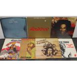 Six reggae LPs comprising The Wailers - Catch A Fire & Burnin', Jimmy Cliff - The Harder They