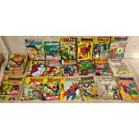 A collection of various comics to include 43 Marvel Digest Series Spider-man, X-man, etc pocket