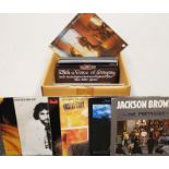 A box of approx. 40 LPs including Jackson Browne, Jack Bruce, Stephen Bishop, Warren Zevon, John