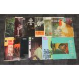 Twelve assorted Jazz LPs including Anita O'Day, Django Reinhardt, Dave Brubeck, Oscar Peterson, Nina