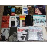 A case of jazz LPs including Bill Evans - Interplay, Esquire, Tempo and Riverside etc.