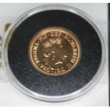 Elizabeth II 2016 sovereign with Harrington & Byrne certificate ONLY 10% BUYER'S PREMIUM INCLUSIVE