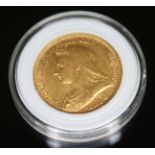 Victoria 1894 sovereign ONLY 10% BUYER'S PREMIUM INCLUSIVE OF VAT NORMAL ONLINE BIDDING FEES APPLY