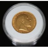 EDWARD VII 1902 half sovereign ONLY 10% BUYER'S PREMIUM INCLUSIVE OF VAT NORMAL ONLINE BIDDING