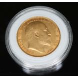 EDWARD VII 1910 sovereign ONLY 10% BUYER'S PREMIUM INCLUSIVE OF VAT NORMAL ONLINE BIDDING FEES APPLY