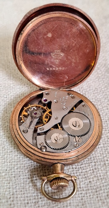 A group of six gold plated pocket watches. - Bild 3 aus 3