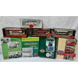 2 boxed Exclusive First Edition die-cast model bus sets, 2 boxed London Transport die-cast model bus