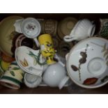 Assorted kitchen wares including Royal Worcester