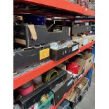 11 boxes of ceramics, glass, pottery, ornaments, plates, vases, ornaments, treen, stoneware items,