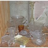 Assorted glass