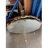 5 mirrors to include decorative gilt framed mirror and a box of small electricalls including Roberts
