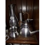 Peninsula Pewter Malaysia five piece tea and coffee set