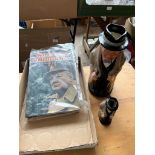 2 X Royal Doulton Winston Churchill jugs and a related book.