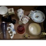 Assorted items including Royal Crown Derby, Limoges, Brambly Hedge etc