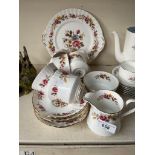 21 piece bone china Patricia tea set by Royal Stafford, England