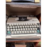 Olympia portable typewriter.