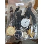 A quantity of gent's watches including Citizen, Lexatron, Accurist etc.