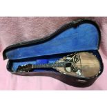 Antique Fratelli Ferrari/Naples mandolin and case for restoration