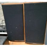 A pair of Klipsch stereo speakers