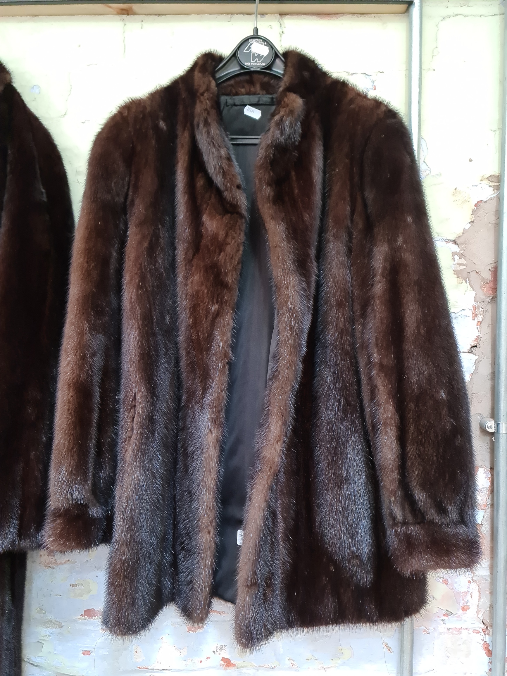 A vintage mink jacket