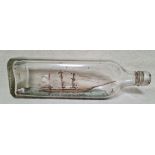 A ship in a bottle.