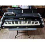 A Hammond organ model 18350k, with Zenta foot pedal