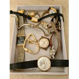 A collection of watches to include gent's and ladies, Accurist, Ramona, Selza, Lorus, Services,
