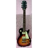 An Encore electric guitar with soft case