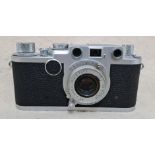 A Leica Rangefinder camera.