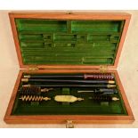 Vintage 12 bore gun cleaning kit.