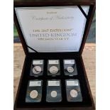 A boxed coin collection; The 2017 datestamp United Kingdom specimen year set.