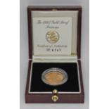 Elizabeth II 1995 Royal Mint proof sovereign, boxed with certificate, no. 6147 BUYER'S PREMIUM 10% +