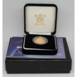 Elizabeth II 2003 Royal Mint proof sovereign, boxed with certificate, no. 989 BUYER'S PREMIUM