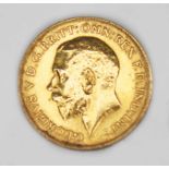 George V 1911 half sovereign.