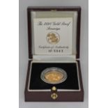 Elizabeth II 1998 Royal Mint proof sovereign, boxed with certificate, no. 5843 BUYER'S PREMIUM 10% +