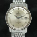 A 1967 Omega Constellation chronometer, ref. 168010, cal. 564, stainless steel case with hidden