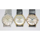 A group of three vintage watches comprising a Tissot Seastar, a Regency and an Excalibur.