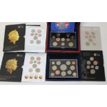 Assorted Royal Mint coin sets comprising; 2004 Executive proof collection, The Forth and Fifth