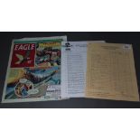 An Eagle Dan Dare 40th Anniversary Exhibition 1990 - Souvenir Brochure signed by the artists,