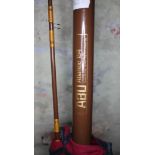 An Abu Atlantic 154 sea fishing rod and Ambassadeur 6500A reel.