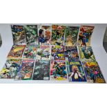 A box of Marvel comics including, X-Men, The Hulk, Spiderman, Fantastic Four, Ghost Rider, Cable,