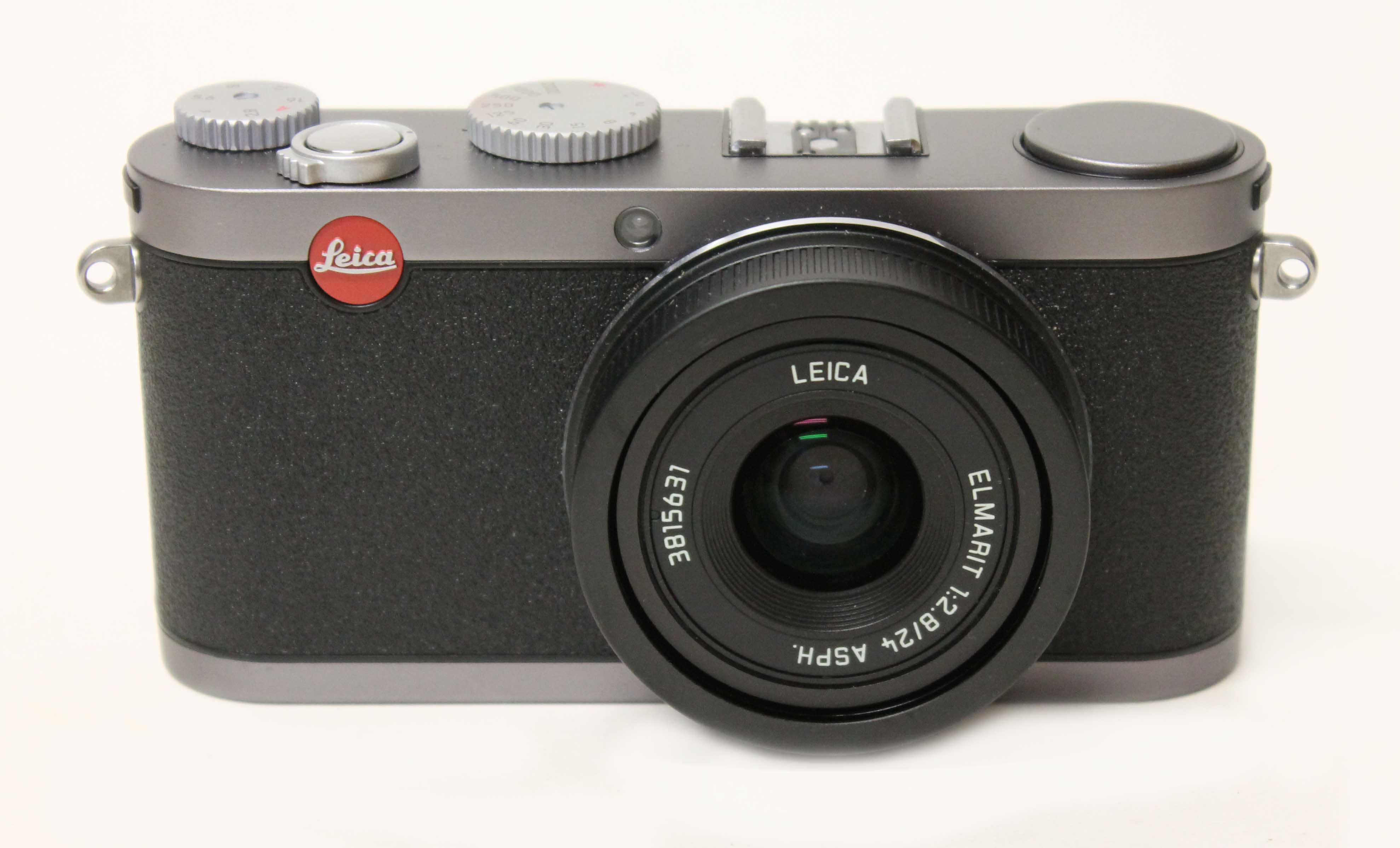 A Leica X1 digital camera, steel grey, with Elmarit 1:2.8/24 ASPH lens, serial no. 3815631,