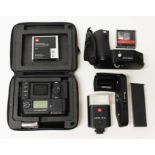 A Leica Digital-Modul-R system and other accessories for Leica R8/R9 cameras comprising digital